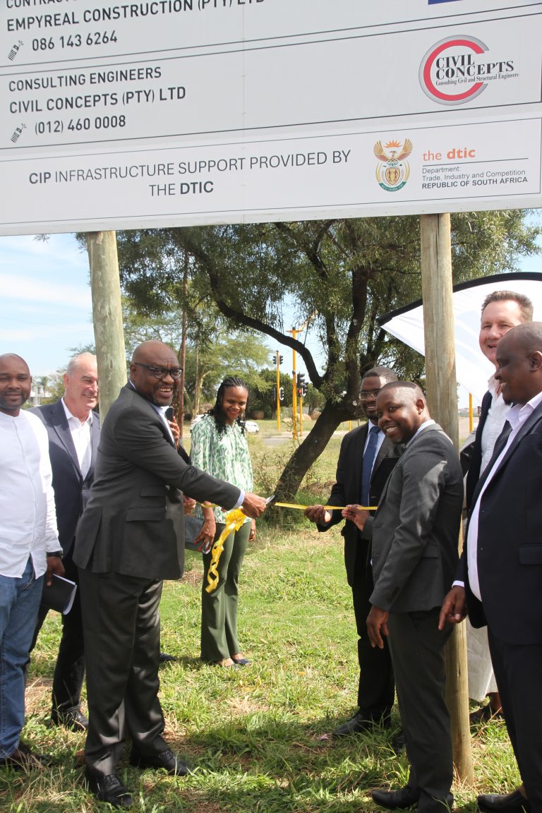 Infrastructure Ribbon Deputy Minister Majola Delighted at Completion of Critical ...